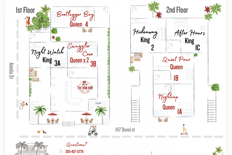 Map of Speakeasy Inn