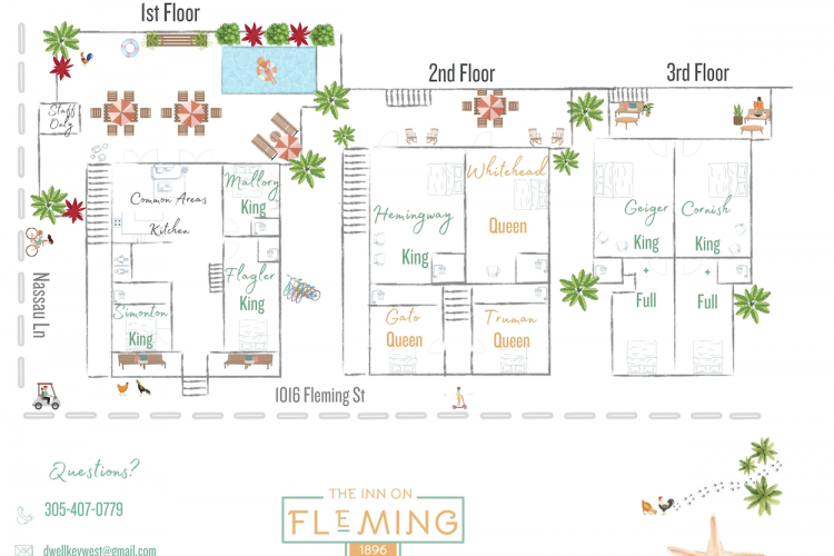 Map of the Inn on Fleming