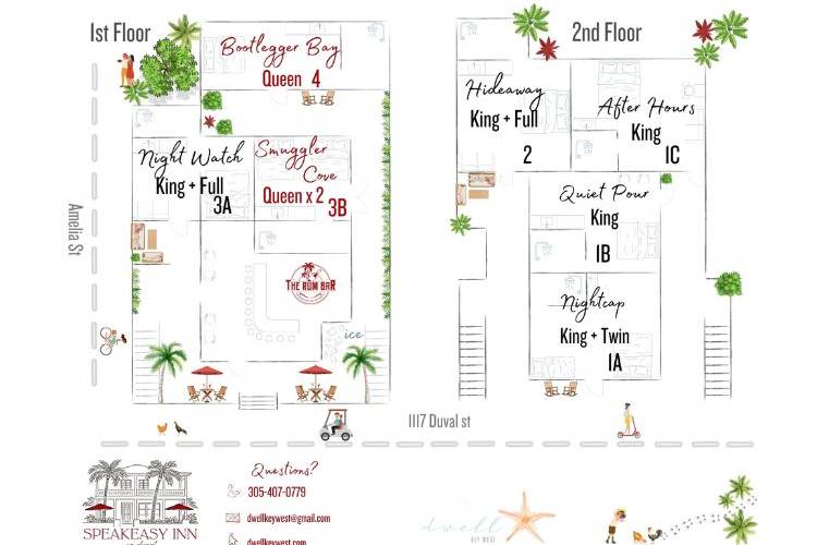 Map of Speakeasy Inn