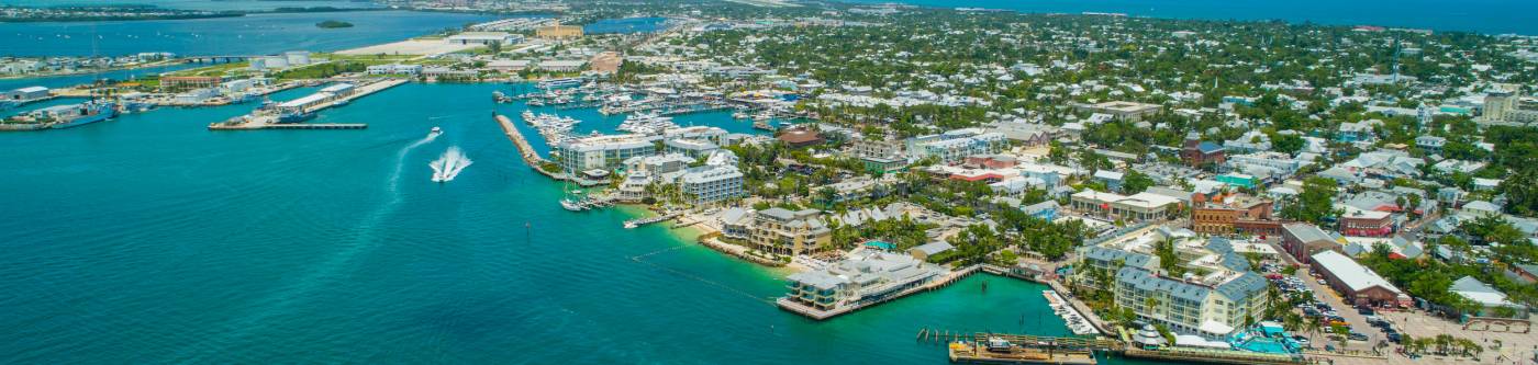 key west aerial view