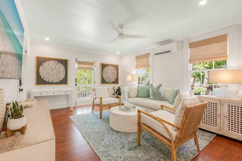 interior of a vacation rental in Key West