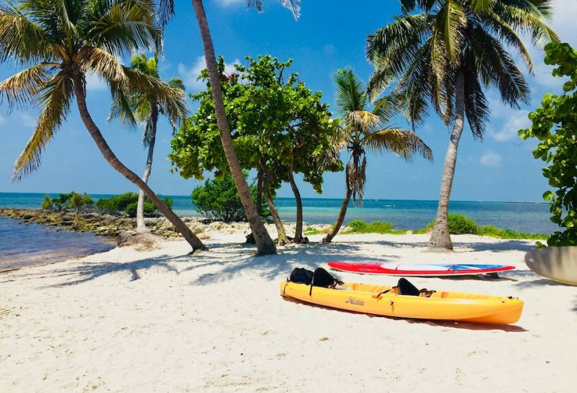 Kayak rental on smathers beach